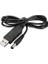 USB-Barrel Jack Voltaj Yükseltici 5V'dan 12V'a Dönüştürücü Kablo 2.1x5.5mm 5