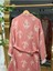 Müslin Kimono %100 Pamuklu Çapa Desenli Bornoz Kaftan Sabahlık 5