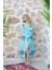 Müslin Kimono %100 Pamuklu Göz Baskılı Desenli Bornoz Kaftan Sabahlık 3