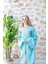 Müslin Kimono %100 Pamuklu Göz Baskılı Desenli Bornoz Kaftan Sabahlık 6