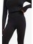 Fit Toparlayıcı Yüksek Bel İçi Yumuşak Tüylü Beli Saran Basic Düz Sporcu Tayt W8206AZ25AU 7
