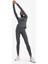 Fit Toparlayıcı Yüksek Bel İçi Yumuşak Tüylü Beli Saran Basic Düz Sporcu Tayt W8206AZ25AU 2