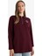 Regular Fit Polo Yaka Nakışlı Yarım Fermuarlı Sweatshirt Tunik 4