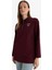 Regular Fit Polo Yaka Nakışlı Yarım Fermuarlı Sweatshirt Tunik 5