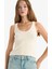 Fitted V Yaka Fitilli Kaşkorse Atlet G1346AX25AU 1
