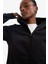 Fit Su Geçirmez Softshell Slim Fit Dar Kesim Kapüşonlu Fermuarlı Cepli Parka E5702AX25AU 8