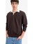 Boxy Fit Polo Yaka Sweatshirt E6523AX25AU 5