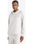 Fit Standart Fit Kapüşonlu Baskılı Skuba Dalgıç Kumaş Sporcu Sweatshirt F1691AX25WN 6