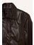 Regular Fit Polo Yaka Suni Deri Blazer Ceket G2308AX25WN 8