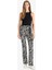 Fitted Zebra Desenli İspanyol Paça Pantolon G2988AX25WN 2