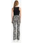 Fitted Zebra Desenli İspanyol Paça Pantolon G2988AX25WN 6