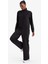 Fit Wide Leg Geniş Paça Cepli Biyeli Standart Boy İçi Yumuşak Tüylü Sporcu Pantolon F3846AX25AU 3