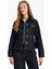 Düğmeli Cep Detaylı Denim Ceket F6181AX25WN 4
