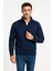 Monsi Erkek Dik Yaka Sweatshirt Dik Yaka Yarım Fermuarlı 3 Iplik Şardonlu Pamuk Kumaş 7 Renk Seçeneğiyle 2