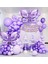 Mor Kelebek Folyolu Balon Zincir Set 2