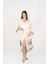 Müslin Kimono %100 Pamuklu Çift Başlı Kartal Baskılı Desenli Bornoz Kaftan Sabahlık 4