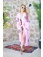 Müslin Kimono %100 Pamuklu Göz Baskılı Desenli Bornoz Kaftan Sabahlık 4