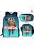Roblox Öğrenci Okul Çantası Ilkokul ve Ortaokul Öğrencileri Sırt Çantası Üç Parçalı Set (Yurt Dışından) 1