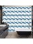 Decohandy 30X30 cm Pvc Duvar Karosu 4'lü Paket - Mavi Desen 2