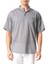 Kısa Kol Şile Bezi Tek Cepli Hakim Yaka Erkek Yazlık Tshirt Gri 3076 3