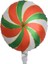 Kırmızı Kar Tanesi Folyo Balon 2