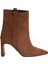 Kadın Kahve Süet Topuklu Bot 2