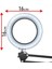 Kıskaçlı Yuvarlak Işık 6.3 Inç (16CM) Stüdyo Halka Işık ve Tripod Fotoğraf Makinesi Kamera Youtuber Twich Yayıncı Işığı - NB35 2