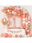 Pembe Tonlarında Rosegoldl U 1 Yaş Balon Zincir Seti 1