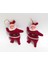 Mini Party Store Yılbaşı Noel Baba Figürü 2 Li Kırmızı Renk 1