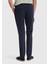 Lacivert Düz Dokuma Regular Fit Casual Pantolon 4