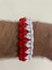 Kırmızı Beyaz Paracord Bileklik 4