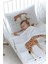 Organik Baskılı Bebek Boy (100X150) Yorgan Seti - Royal Series - Baby Giraffe 2