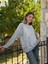 NC50793 Italyan Beauty Yazılı Coton Sweatshirt Gri 3
