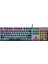 GK400Y Rgb Gaming Oyuncu Klavyesi Brown Kahverengi Switch Tam Boy Ingilizce Q 2