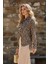 Kadın Classic Regular Fit Leopar Desenli Uzun Kollu Düğmeli Gömlek – Kadın Gömlek 2