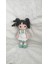 Amigurumi Miniş Bebek Kız Çocuk Bebek Oyuncak Örgü/organik Oyuncak Mint 1