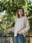 NC50793 Italyan Beauty Yazılı Coton Sweatshirt Krem 5