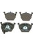 Fren Balatası Ön Fişli Küçük Golf4-Golf5-Jetta-Bora-Polo-A3-Leon 97 GDB1386 146X54.7X19.8 0986TB2041 1