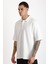 Yaka ve Kol Dikiş Detaylı Double Pike Kumaş Loose Fit Erkek Polo Yaka Tişört 2