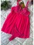 Pembe Dantel Detaylı Balenli Tül Askılı Gecelik Elbise, Babydoll 5