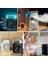 Taşınabilir 3 Farklı Mod Ayarlı 7 Farklı LED Işıklı Sulu Soğutmalı Taşınabilir Masaüstü USB Fan Vantilatör 5