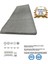 Eco Vip Tek Kişilik Yatak Karavan Kamp Çadır Yatağı Sünger Yatak 70 x 180 x 6 Cm-Gri 1