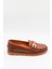 Kadın Hakiki Deri Tokalı Loafer Ayakkabı 25075610K - Taba - 36 1
