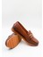 Kadın Hakiki Deri Tokalı Loafer Ayakkabı 25075610K - Taba - 36 3