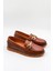 Kadın Hakiki Deri Tokalı Loafer Ayakkabı 25075610K - Taba - 36 4