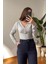 Düğmeli Premium Bodysuit- Gri 2
