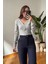 Düğmeli Premium Bodysuit- Gri 5