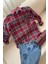 Çıtçıtlı Oduncu Gömlek- Bordo 3