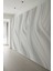 Modern 3D Dalga Desenli Tek Parça Tekstil Duvar Kağıdı 1