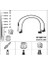 2580 - Atesleme Kablosu Setı Mercedes M110 W123 S123 C123 W460 W126 R107 1